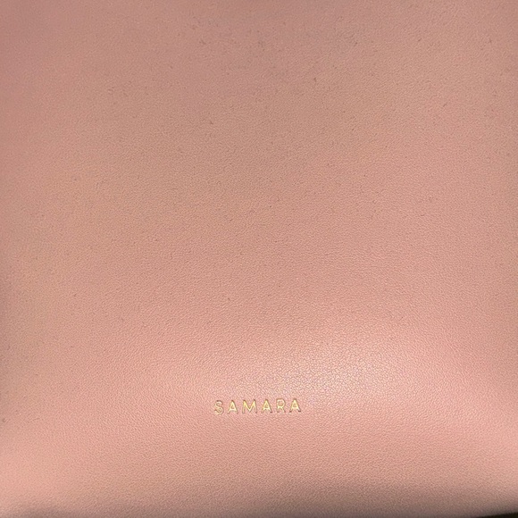 Samara Pink Leather Shoulder Bag - Picture 4 of 5